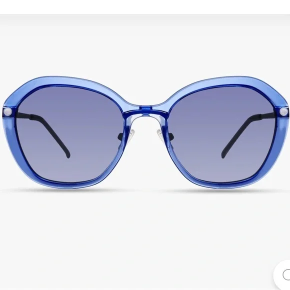 ECO Chia Eyeglasses Frames RXable & Magnet Sunglasses Lavender 50-18-140 MWT